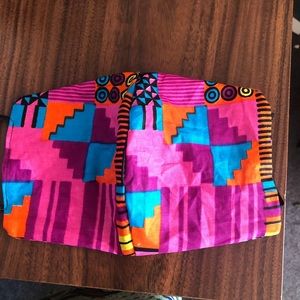 African kente print face mask cotton face mask